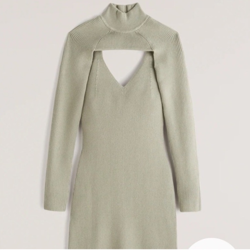 Abercrombie Mini Sweater Dress and Mockneck Shrug Set